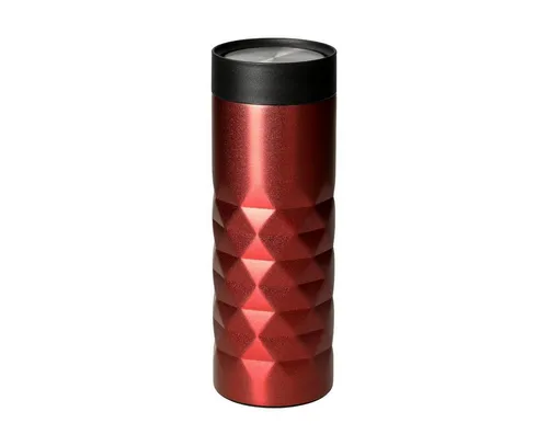 elasto Coffee-to-go-Becher Diamond 360 auslaufsicherer Thermobecher 450 ml, Kaffeebecher to go, Doppelwand, Leicht, Robust, 360 Grad Deckel