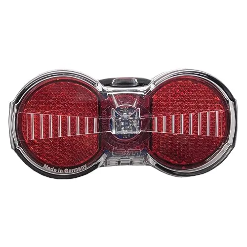 busch+müller Busch & Müller Busch & Müller Unisex – Erwachsene Rücklicht Toplight Flat S Plus für Nabendynamo Fahrradlicht, schwarz, one Size