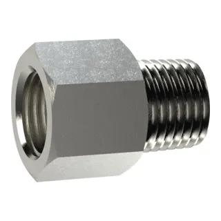 Riegler Verlängerungsstück, kurz, R 1/4 a., G 1/4 i., SW 17, MS vern.