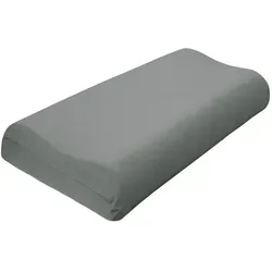 Traumschlaf Universal Bezug für Nackenstützkissen S-M, Höhe 7-10 cm | taupe - grau