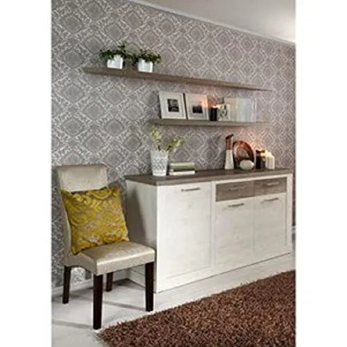 Forte DURO Kommode mit 3 Türen und 2 Schubkästen von Forte