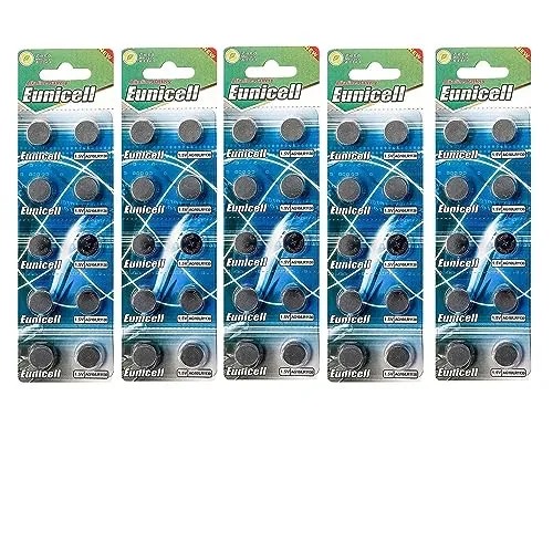 AG10 Alkali-Knopfzellen, 1,5 V, SR1130, SR54, SR1131, 389, 390, 50 Stück