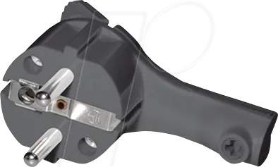 TM NV 50 - Schutzkontaktstecker Typ EF - CEE 7/7, schwarz