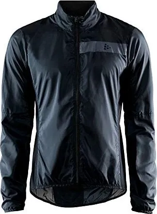 Craft ADV Essence Light Wind Jacket Men schwarz XL - Ultraleichte, winddichte Radjacke für Herren aus recyceltem Polyester. Ideal für urbane Abenteuer und optimaler Schutz bei wechselhaftem Wetter.