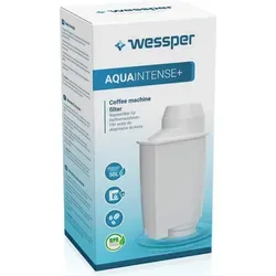 Wessper Wasserfilter passend für Kaffeemaschine PHILIPS SAECO BRITA INTENZA+ - Weiß