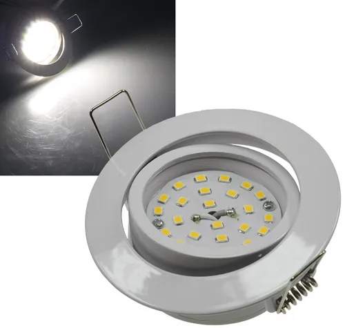 LED Einbauleuchte Chilitec 22089 neutralweiß 5W 590lm weiß Einbaulampe Flat-32