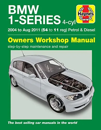 BMW 1-Series 4-Cyl Petrol & Diesel 04-11 - Detailierte Reparaturanleitung mit 700+ Bildern, ideal für DIY-Projekte. Spare Zeit und Geld beim Reparieren deines Fahrzeugs.