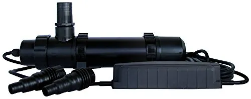 Söll 82189 UV-Klärer 11W - Effektiver Teichklärer gegen Algen - UV-Sterilisatoren, reduziert Algenwachstum und sorgt für klares Wasser. Mit Funktionskontrollleuchte und energieeffizienter 12V- bzw. 24V-Technologie.