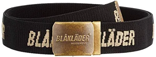 Blakläder Gürtel Stretch 4003, schwarz - Robuster Nylon-Gürtel mit 125 cm Länge und Koppelschnalle für individuellen Sitz. Ideal für Outdooraktivitäten und mit hohem Stretchanteil für maximalen Tragekomfort.