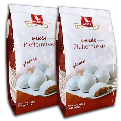 er Pack Weiss Pfeffernüsse 2x 200g Lebkuchen (2) 2