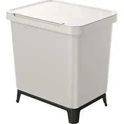 Keden Systema Abfalleimer mit Wertstofftonne 2x 10L – Aschgrau