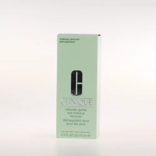 Clinique Cleanser Naturally Gentle Eye Makeup Remover 75 ml - Medizinische Körperpflege, sanfte Formel für müheloses Entfernen von Augen-Make-up, ideal für empfindliche Haut.