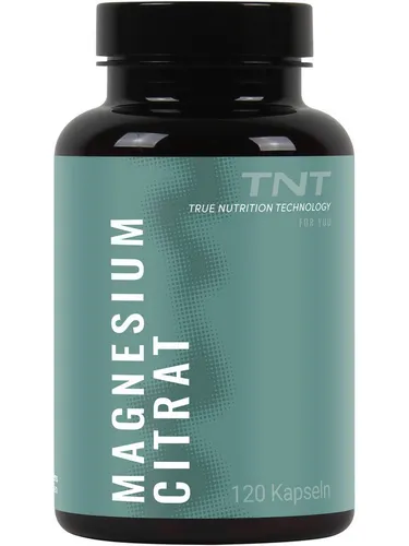 TNT (True Nutrition Technology) Magnesium Citrat - hochdosiert: 300mg pro Kapsel Kapseln, 120 St., 132 g