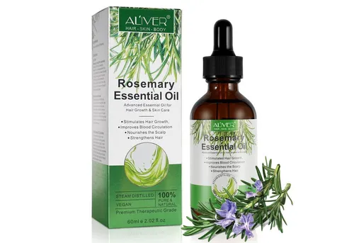 ALIVER Haaröl Rosmarinöl Ätherisches Haaröl Haarwachstum 60xML Bio Vegan Aliver, 1-tlg., Vegan