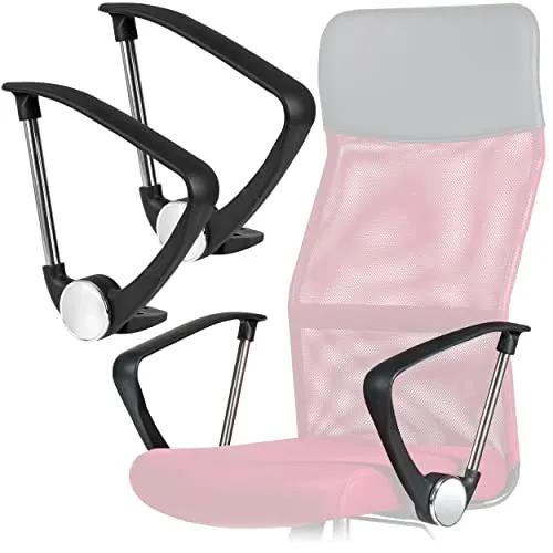 Sofotel Armlehnen für Bürostuhl Sydney Polster Burostuhl und Spielstuhl Arbeitsplatz Schreibtischstuhl Kissen Ellenbogen Komfort Schwarz