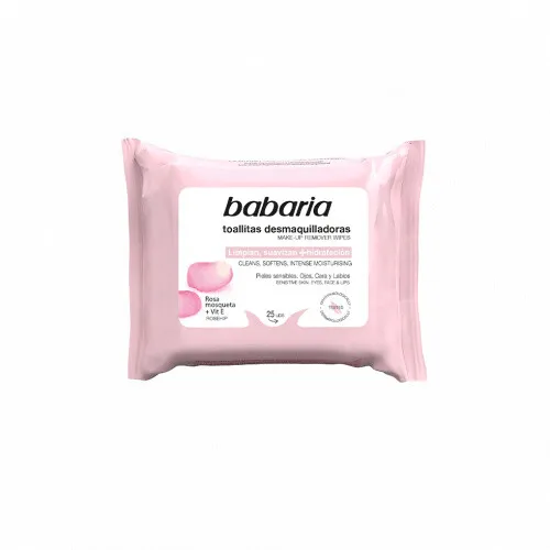 babaria Rosenöl-Gesichtsreinigungstücher 25 Stk.