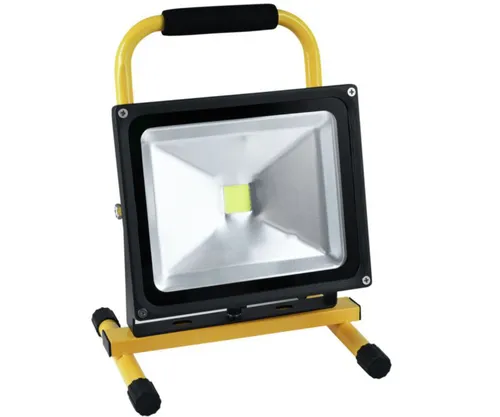 Akku Baustrahler Baustellenleuchte Baustellenfluter Scheinwerfer 30W IP44 1800lm
