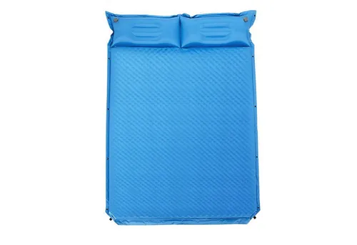 COSTWAY Isomatte, Campingmatte mit Kissen, Selbstaufblasend, 2 Personen