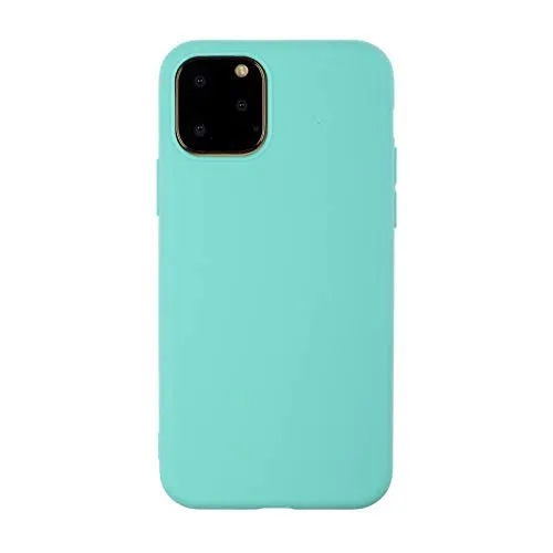 CoverKingz Silikonhülle kompatibel mit iPhone 11 Pro [5,8 Zoll] - Silikon Handyhülle Softcase dünn - Schutzhülle Slim Cover Matt Grün
