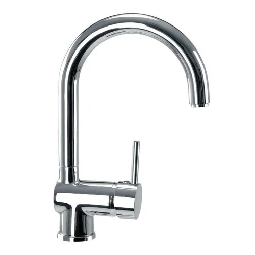 VAF Armatur 8820 Einhebelmischer Hochdruck - Küchenarmaturen mit schwenkbarem Wasserhahn aus hochwertigem verchromtem Messing für eine moderne und funktionale Kücheneinrichtung.