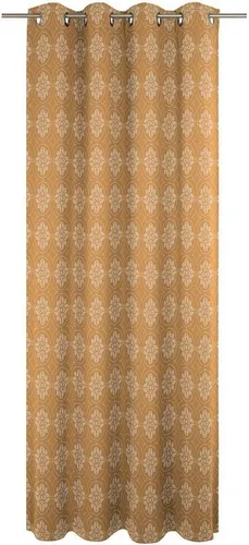 Adam Vorhang Romantic Puligny - Fertiggardinen aus 100 % Bio-Baumwolle, blickdicht mit romantischem Ornamentdesign – Ideal für ein gesundes Wohnklima und eine charmante Atmosphäre in Ihrem Zuhause.