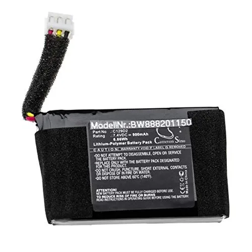 vhbw 1x Akku kompatibel mit Bang & Olufsen BeoPlay P2 Lautsprecher Boxen Speaker (900 mAh, 7,4 V, Li-Polymer)