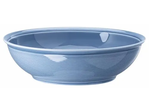 Thomas 11400-401927-13027 Trend Colour Arctic Blue Schüssel flach 27 cm - Elegante flache Salatschüssel aus Porzellan in Arctic Blue, ideal für stilvolle Tischdekoration und vielseitig einsetzbar.