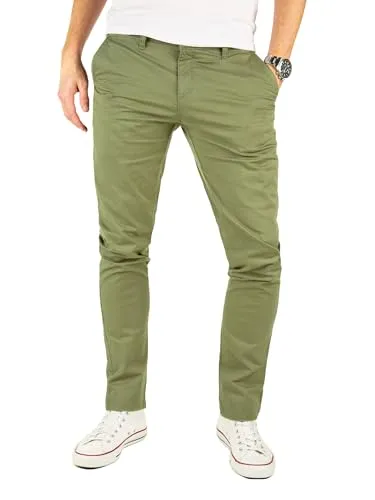Yazubi - Grüne Chino Herren Hose - Business Chinohosen Für Männer Mit Stretch - Chino Kyle by Yzb Jeans, Grün (Dusky Green 4R170517), W29/L34