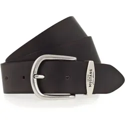 MUSTANG Damen Gürtel Echtledergürtel - Damen-Gürtel aus hochwertigem Echtleder, 35 mm breit, mit eleganter Metall-Schlaufe für einen lässigen und stilvollen Look.
