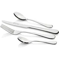 Stanley Rogers Besteck-Set Chelsea 24 Teile - Hochwertiges Besteckset aus 18/10 Edelstahl, ideal für Festtagstafeln und Familienessen. Klassisch-elegantes Design mit Griffen in Tropfenform für perfekten Genuss.