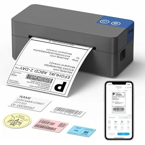 ETIKEZ PL50E Bluetooth Etikettendrucker 4x6 Versandetiketten