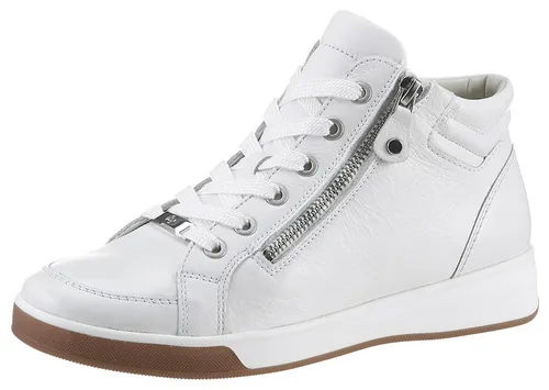 Ara ROM Schnürboots - Bequeme High Top-Sneaker mit Keilabsatz - Sneaker in Schuhweite G = weit, atmungsaktiv und gepolsterte Innensohle für optimalen Komfort. Ideal für modebewusste Freizeitschuhe.