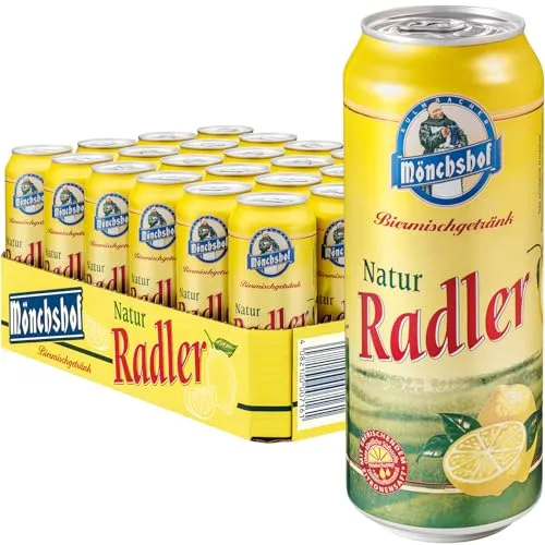 Mönchshof Radler 2,5 % vol 0,5 Liter, 24er Pack