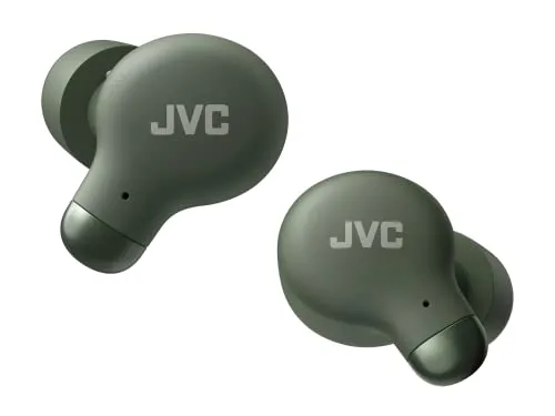 JVC HA-Z250T-G True Wireless Kopfhörer - Kopfhörer mit aktiver Geräuschunterdrückung und einzigartigen Memory Foam-Ohrstöpseln für höchsten Komfort, bis zu 28 Stunden Akkulaufzeit und beeindruckendem Klang.