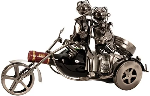 Flaschenhalter Motorrad Weinhalter Metall Flaschenständer