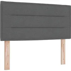 vidaXL Kopfteil Linien-Design Dunkelgrau 90 cm von vidaXL