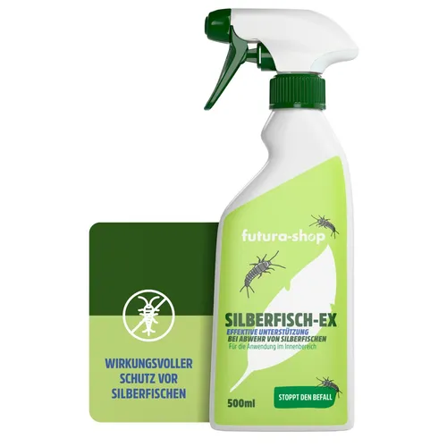 Silberfische Spray - Effektive Alternative zu Köder und Falle - Sonstige - Wirksames Repellent gegen Silberfische mit 0,3 % Chrysanthemum-Extrakt, sicher in der Anwendung und ideal für den Innenbereich.