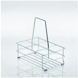 SO-TECH® Flaschenkorb für 4, 6 oder 8 Flaschen - Praktischer Flaschentragekorb mit Bodengleitern, ideal für sicheren Transport von Getränken, perfekt für Picknicks oder Feiern.