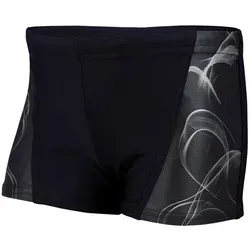 Aquarti Badehose Aquarti Jungen Schwimmhose Kontrastfarbige Einsätze schwarz 140