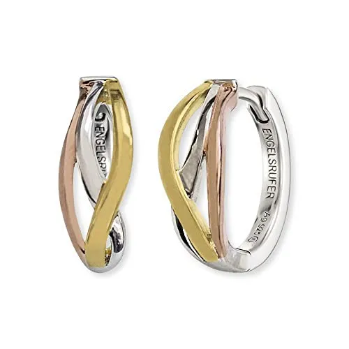 Engelsrufer Paar Creolen Paradise, ERE-PARADISE-TRI-CR von Engelsrufer