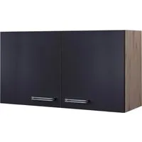 Flex Well Hängeschrank Santo 100 x 32 x 55 cm - Küchenschrank in anthrazit matt, ideal für platzsparende Aufbewahrung und modernes Design in Ihrer Küche.