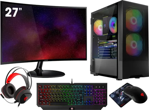 VIST Gaming PC Komplett Set mit R7 5700G und 27