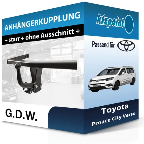 Produktbild G.D.W. Starr Anhängekupplung für Citroen Berlingo 2011-2018