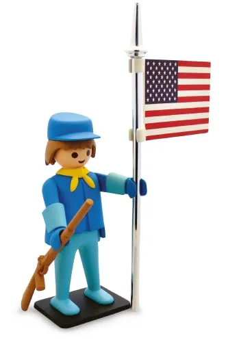 Plastoy PLAYMOBIL Vintage Collection Figur Amerikanischer Soldat 21 cm - Actionfigur aus der PLAYMOBIL Vintage Collection, ca. 21 cm hoch, ideal für Sammler und Fans klassischer Modelle, hochwertiges Material und detailliertes Design.