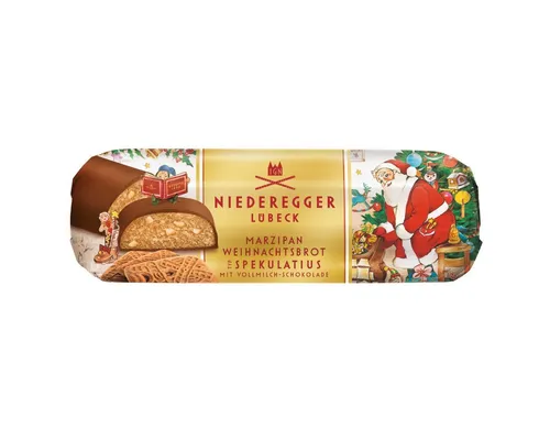 Niederegger Süßigkeit Weihnachts Marzipan Brot Spekulatius, 125g, Niederegger, 125 g