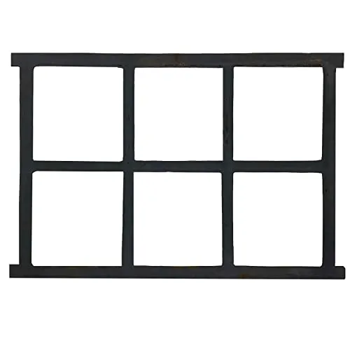 Antik-Stil Stallfenster aus Eisen, 68cm - Fliegengitter: Robustes Eisenfenster im antiken Design, ideal für Scheunen und nostalgische Einrichtung.