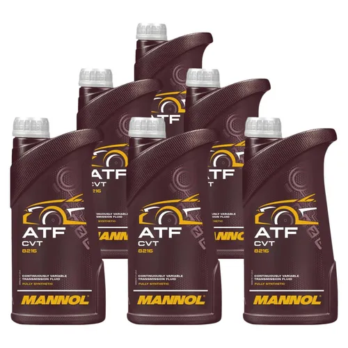 6x1 Liter Original MANNOL Automatikgetriebeöl CVT Variator Fluid Getriebe Öll