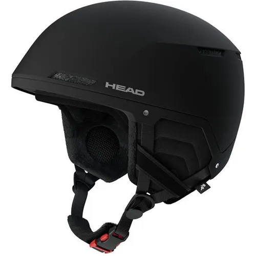HEAD COMPACT Evo Ski- und Snowboardhelm, Schwarz, M/L - Skihelme & Snowboardhelme - Super leichter und langlebiger Helm mit Sphere Fit System für optimalen Komfort und Sicherheit auf der Piste.