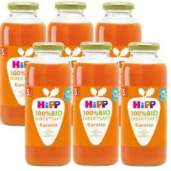 HiPP Direktsaft Mehrfrucht mit Karotte 6 x 0,33 l von HiPP
