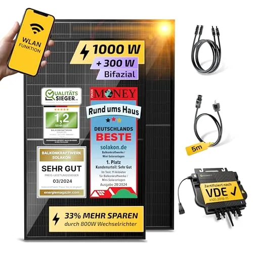 onBasic 5m Garten & Flachdach Powerstation - Leistungsstarke Powerstation ohne Speicher, ideal für Garten und Flachdach, sorgt für flexible Energieversorgung unterwegs.
